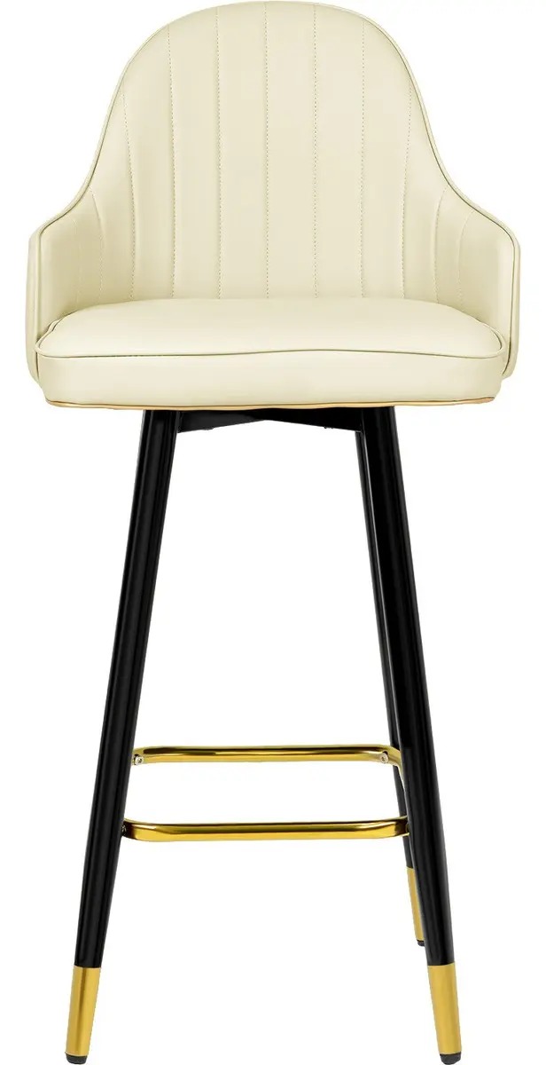 Silla Alta, Fija, con brazos, en beige o negro — foto 2 de 6