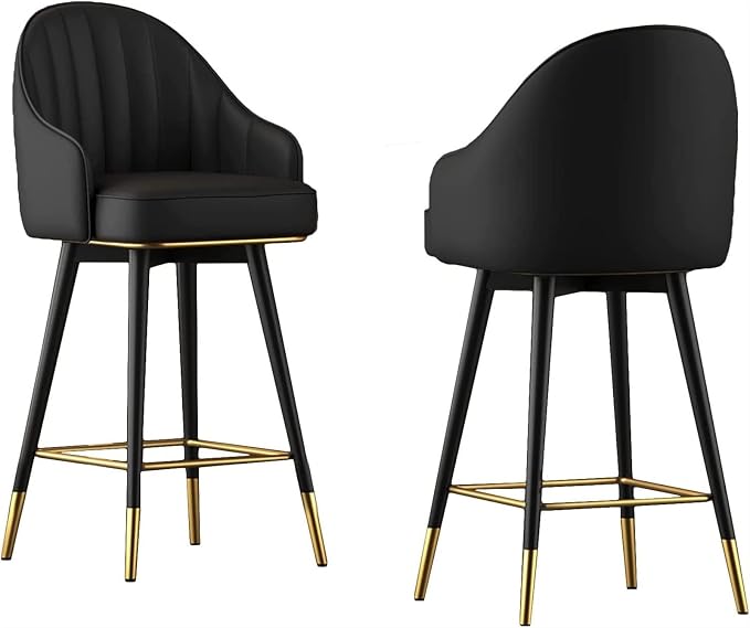 Silla Alta, Fija, con brazos, en beige o negro — foto 5 de 6