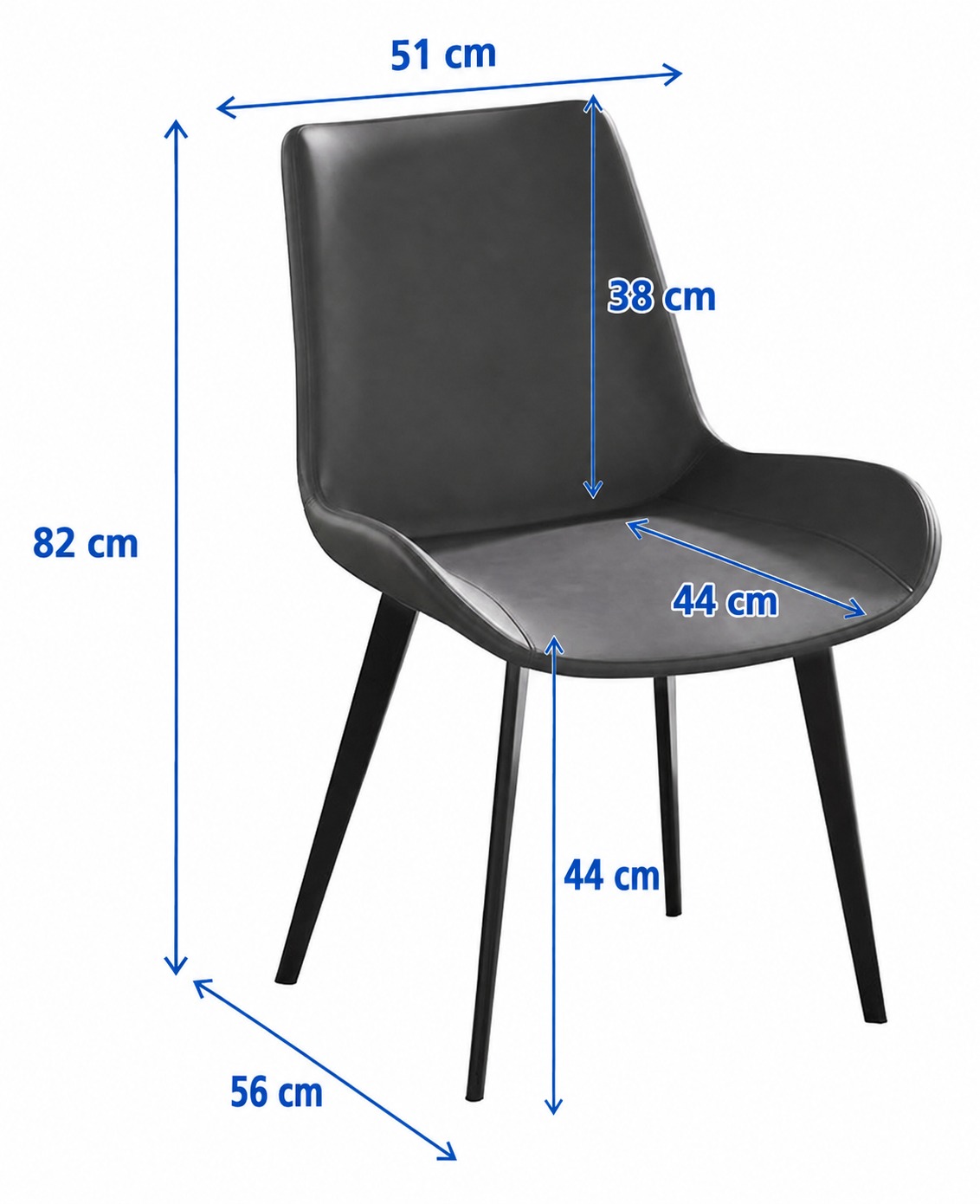 Silla Barril, Asiento curvo tapizado camel, patas de metal — foto 10 de 10